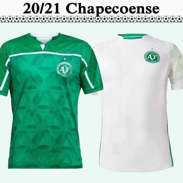 

2020 2021 chapecoense mens soccer jerseys alan ruschel ezequiel home green away white football shirt short sleeve camisetas de fútbol, Black;yellow