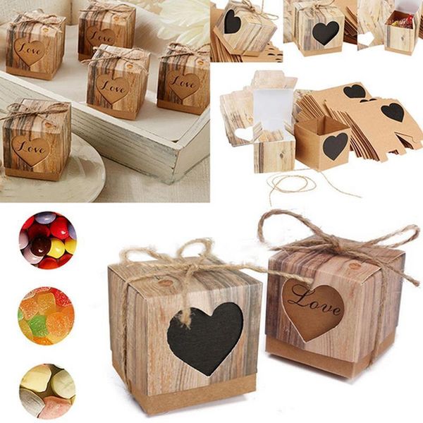 

10pcs/set kraft paper candy box baby shower gifts for guests birthday party babyshower boy girl gift bag party supplies new1