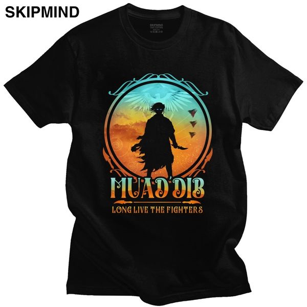

muad'dib t shirt men pure graphic t shirt short sleeves arrakis dune tee fitted film merchandise sport hooded sweatshirt hoodie