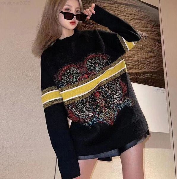 

women's sweaters fall winter ss fashion men's cashmere crewneck women's sweater c letter print d loose comfortable warm hip h, White;black