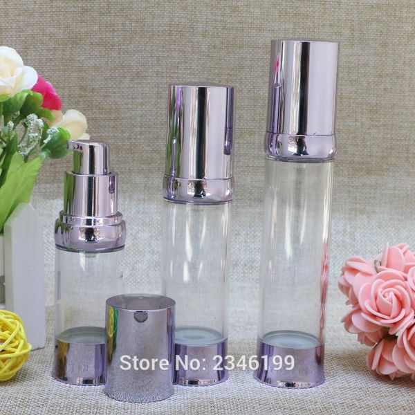 

storage bottles & jars 40ml 30pcs/lot right purple packing bottle of cosmetics packaging materials vacuum cream