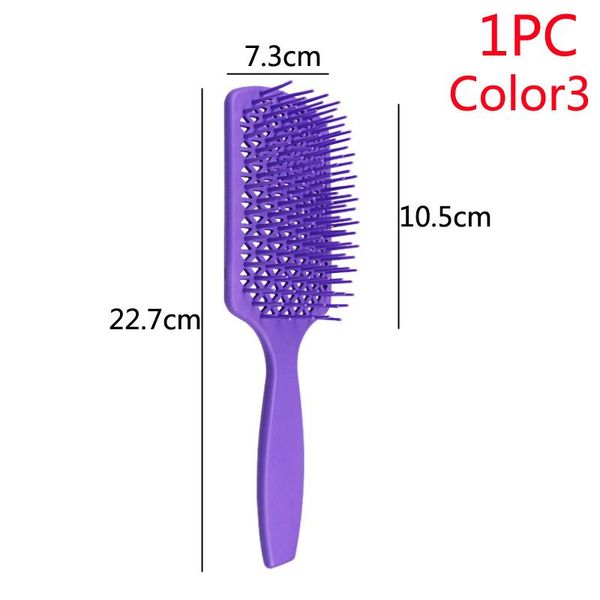 

scalp massage detangler hair brush large plate parting comb hairdressing beauty hair care styling tools q jllkrv, Silver