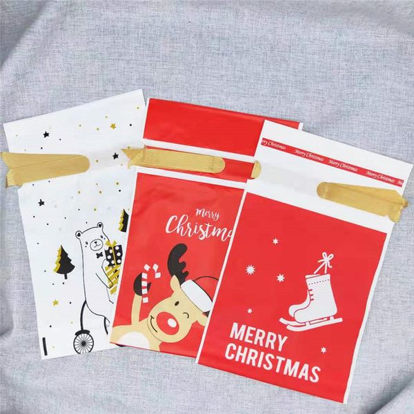 

merry christmas santa snowflake drawstring candy bag christmas decorations for home new year 2021 xmas gifts bags navidad 2020 1012