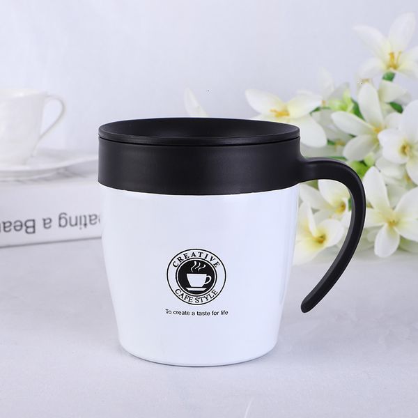 

mugs 300ml stainless beer steel vacuum coffee with lids spoon wine water cups