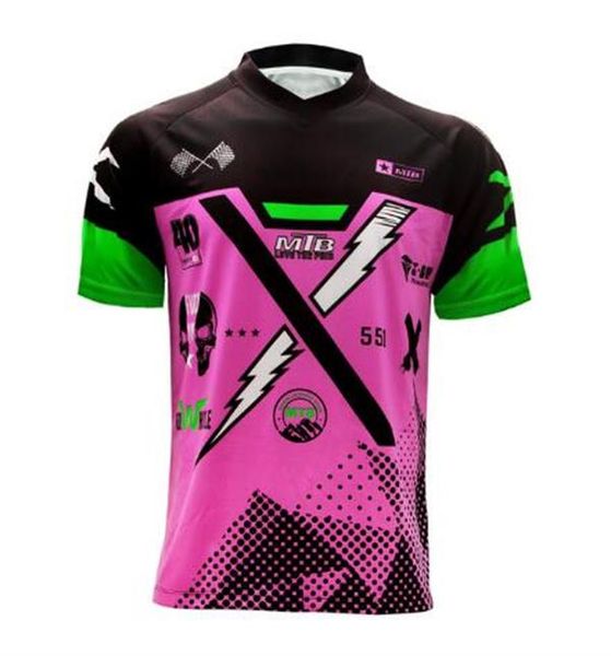 

2021 motorcycle cross-country racing suit long sleeve downhill polyester quick-drying cycling suit for men and women
