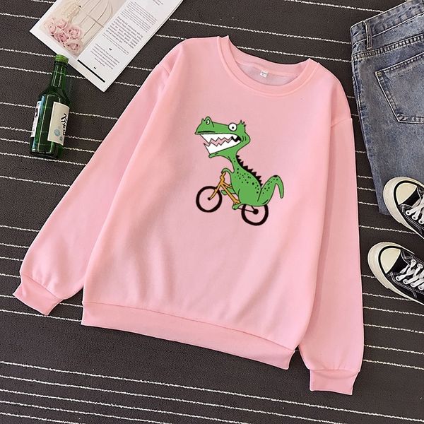 

ee6vg harajuku 2020 autumn and winter loose fleece wo bfwind neck sweater student korean style round men's and women's sweater k6v, Black