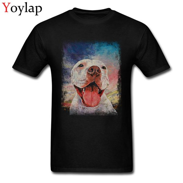 

sport funny & tees men's t shirt cotton fabric animal print casual short sleeve summer/autumn popular round neck clothes pitbull