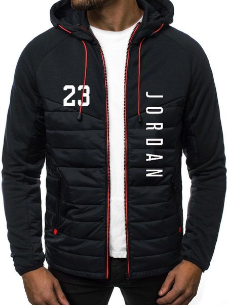 

новый капюшон мужская 23 печать весна осень хип-хоп стритювая куртка толстовки мода повседневные толстовки мужская одежда, Black