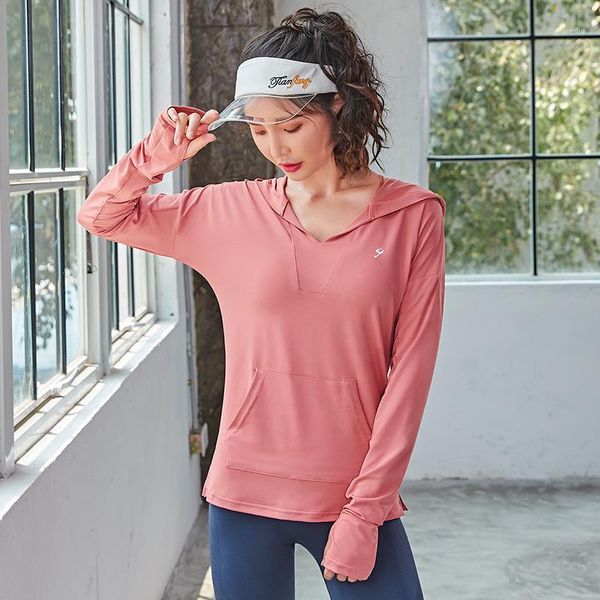 

yoga outfits women shorts fitness clothing t-shirt sport sportswear t shirt long sleeve 1, White;red