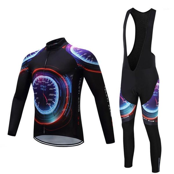 

bicycle clothing men cycling jersey sets road bike clothes triathlon uniform pro team riding wear suits skinsuit maillot kit1, Black;blue