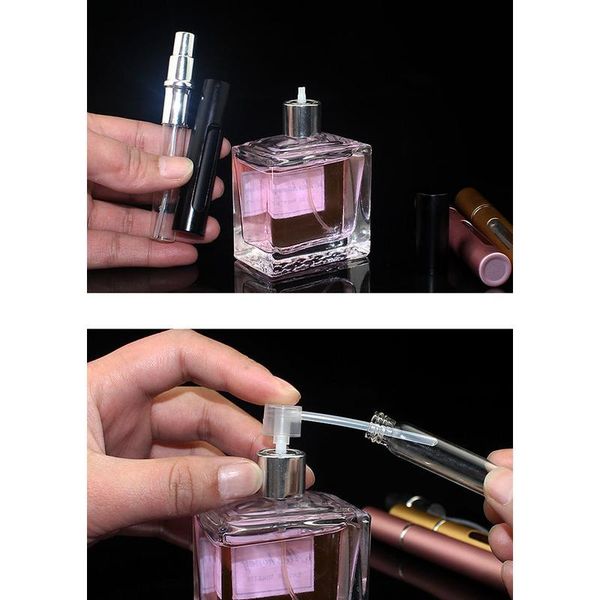 

5pcs/lot perfume refill tools perfume diffuser funnels cosmetic tool easy refill pump for sample perfum qylgdp