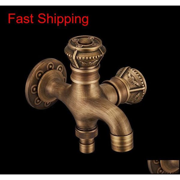 

anti-bronze bibcock faucet brass wall mounted double using bathroom washing machine faucet out jllppa bdefight