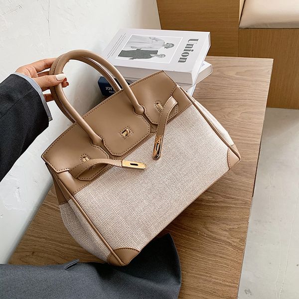 

new chic canvas versatile armpit shoulder bag, fashion trend, messenger bag