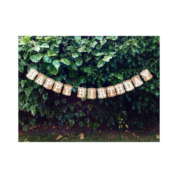 

wholesale-vintage happy birthday bunting banner cardboard bd party decoration party flag garland bunting supplies sqcixd ppshop01