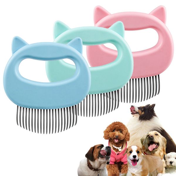 

собака массаж comb pet массаж кисти shell shaped handle уход за домашними животными массаж инструмент для удаления волоски для кошачьих соба