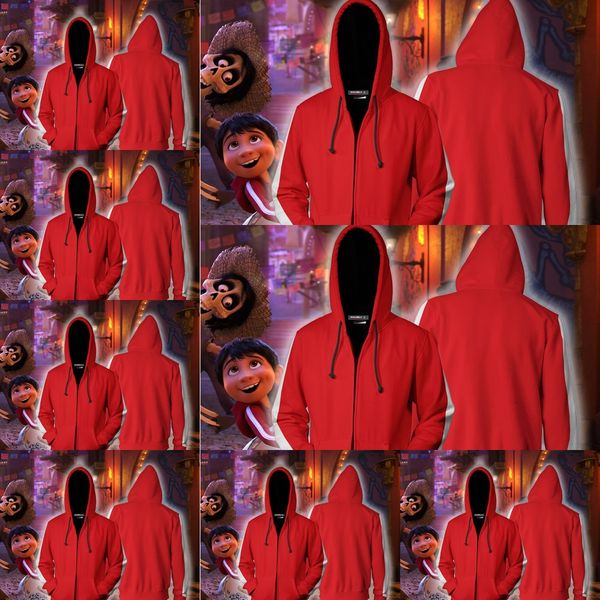 

popular animation dream ring travel ring sweater series the same 3d printed sweater hooded cardigan cosplay animation around po7iy, Black