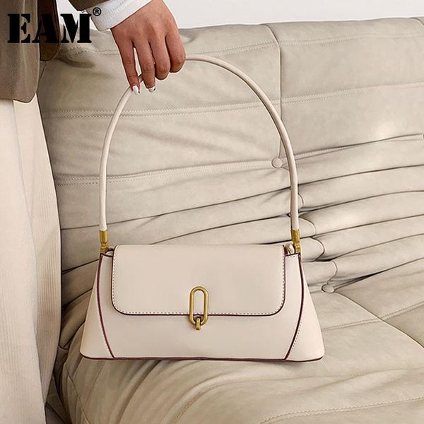 

cross body [eam] women elegant pu leather flap personality all-match crossbody shoulder bag fashion tide 2021 18a1298