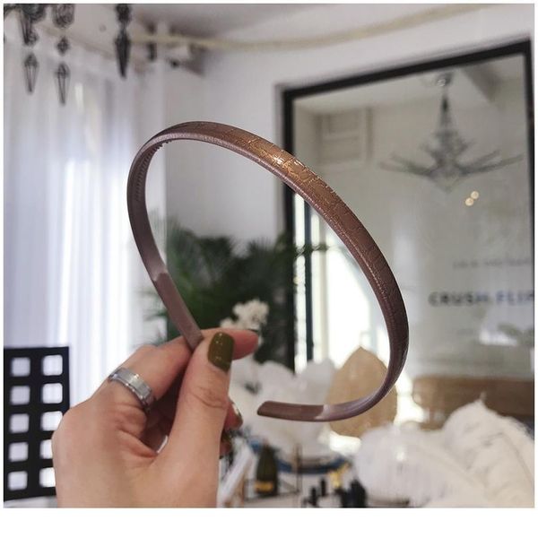 

fashion woman hairband hair accessories snake pattern non-slip glossy simple hairpin girl yoga sports headband h qylaft