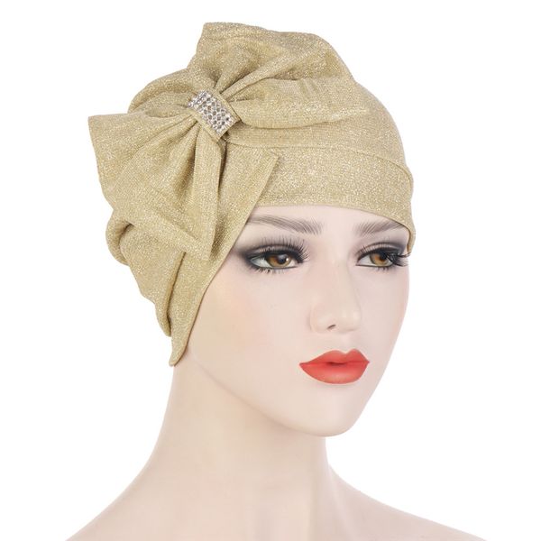 Neue Turban Hijab Mode Blumen Indische Motorhaube Mesh Schleife Muslimische Kappen Bereit, Innere Hijabs Für Frauen Islamischen Kopfschmuck zu tragen