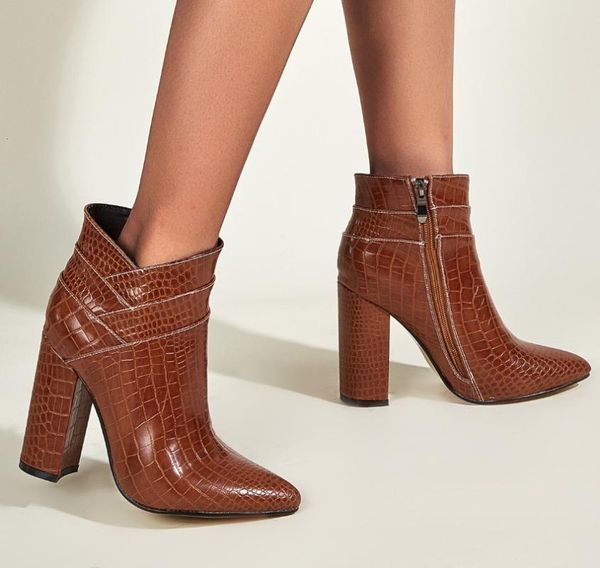 

марка женская обувь pointy ботинок женщина плоские ботинки ботинки женщин-пинетки дамы круглый toe моды mid теленок pointe low 2020, Black