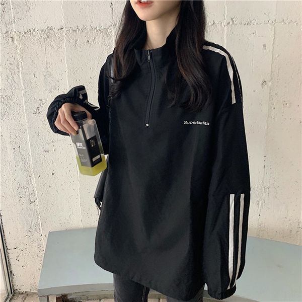 

2020 autumn new internet celebrity fashion loose all-match sweater 2020 autumn new internet celebrity pullover fashion loose all-match pullo, White