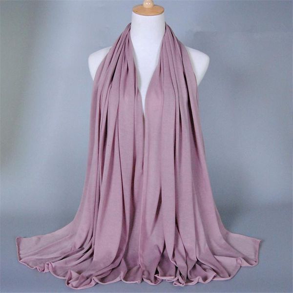 

21 цвет новых женщин из джерси индия шарф хлопок эластичность plain echarpe wrap шали long твердая мусульманская хиджаб мыс шарф бандан jllq, Blue;gray