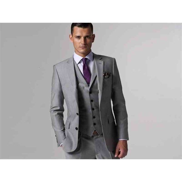

bridagroom notched lapel tuxedos side vent mens slim fit suits three piece suit for blazer men, White;black