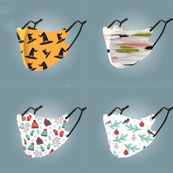 

light sky lue, pink lovely printing masks availble for face masks mascherin#323, Black