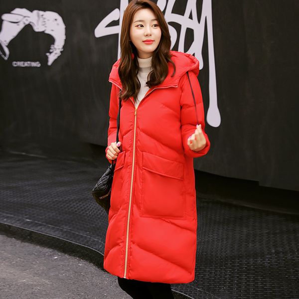 

2021 new parka women winter with hood ladies padded jackets solid women's jacket wxf462 qv64, Black