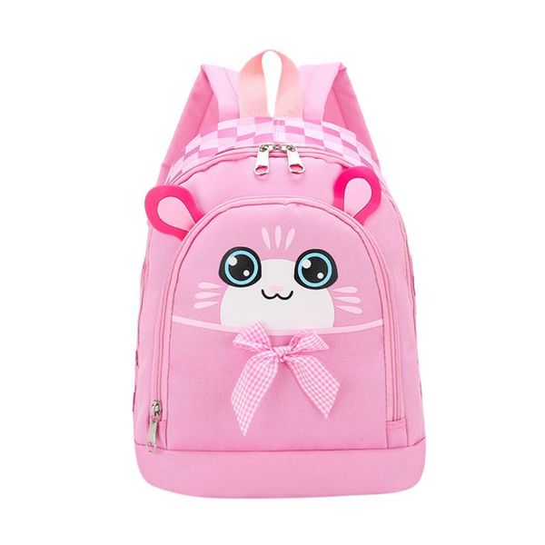 

anti theft backpacks travel teenage backbag student boys&girls kids cartoon cat animal backpack toddler school bag mochila nov18