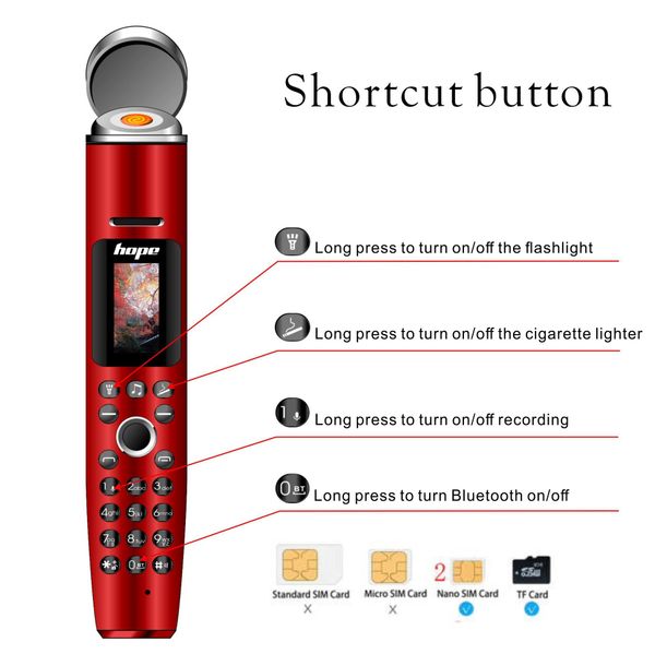 

orignal music pen мобильный телефон ak009 bluetooth dialer reporter запись мобильного телефона 2000mah мини handheld ligher celulares для па