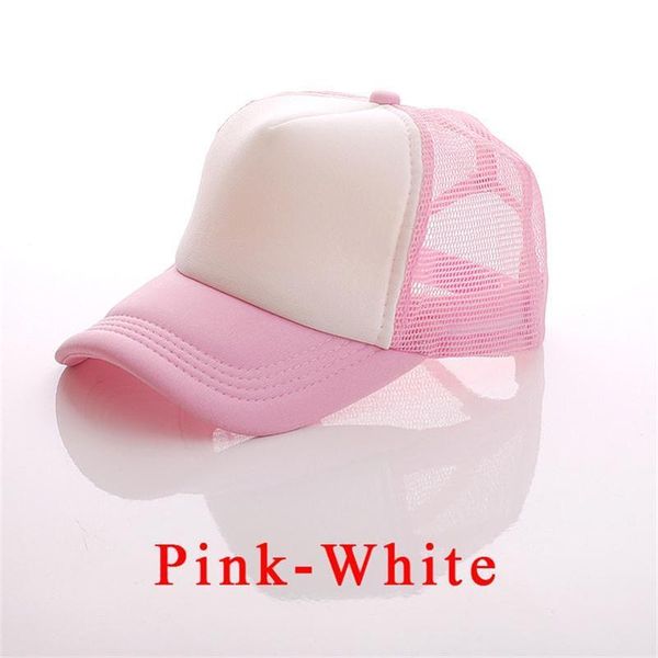 

factory price custom logo design 100% polyester children baseball cap blank mesh adjustable baseball hat wmtwxf xhlove, Black;white