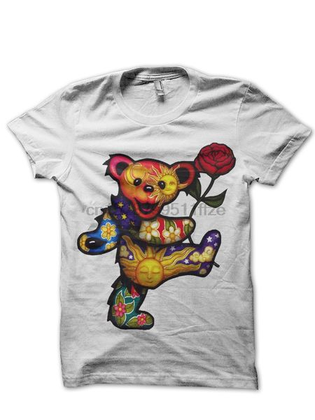 

grateful dead медведь белый футболка спорта с капюшоном толстовка толстовка