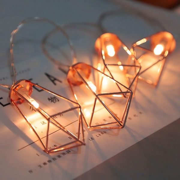 

новый led сказочные огни 20 metal свет шнура батарейках партии рождественские огни для halloween party свадебное украшение кпт jllray