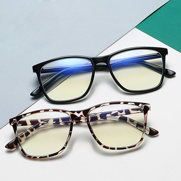 

new blue proof glasses for women fashion comfort flat retro glasses frame computer eyewear frame wholesale, Silver