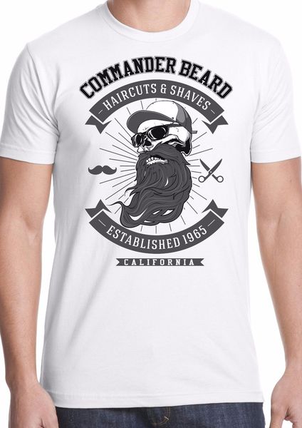 

2019 new summer style fashion t-shirt beard t-shirt hipster barber hair cut shave hip modern style commander sport hooded sweatshirt hoodie
