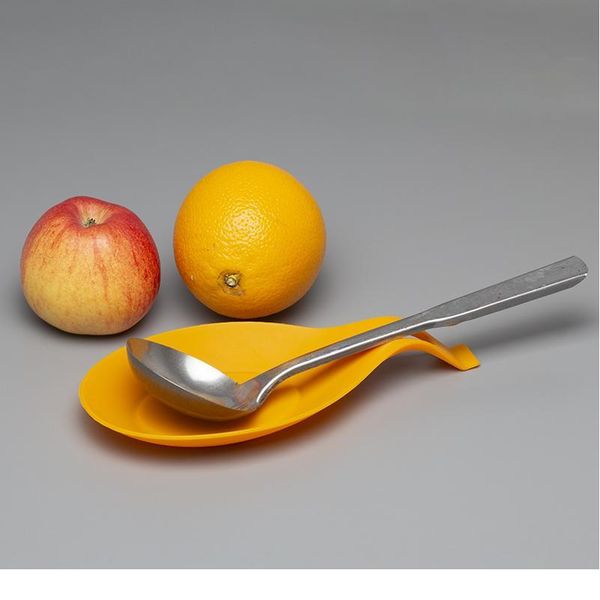 

1pcs 9.5 * 19.5cm kitchen supplies sile spoon spoon spatula spoon pad shelf holder spatula euro bbyknd