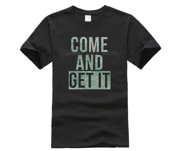 

fashion printed men's short sleeve come and get it letter printed custom tees street short sleeve sport hooded sweatshirt hoodie men t