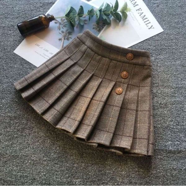 

plush girls' short winter and skirt, foreign sle, Blue