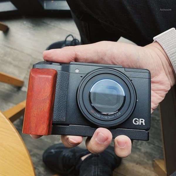 

wood wooden hand grip quick release l plate bracket for ricoh gr2 grii ricoh gr 21