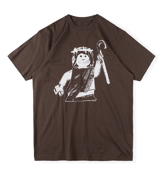 

short sleeve t shirt brown apparel men summer funny printed hip hop t-shirt, White;black