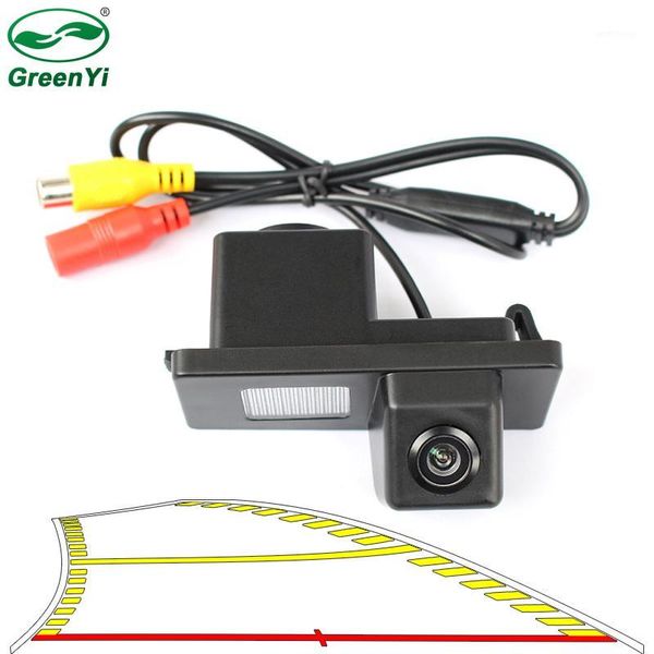 

2020 hd vehicle dynamic trajectory parking line car reverse backup rear view camera for ssangyong rexton kyron korando actyon1