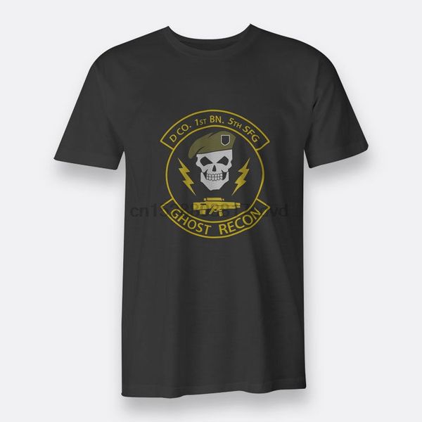 

ghost recon d co. 1st bn. 5th sfg size s 3xl tees black mens cotton t shirt new summer fashion t shirts sport hooded sweatshirt hoodie