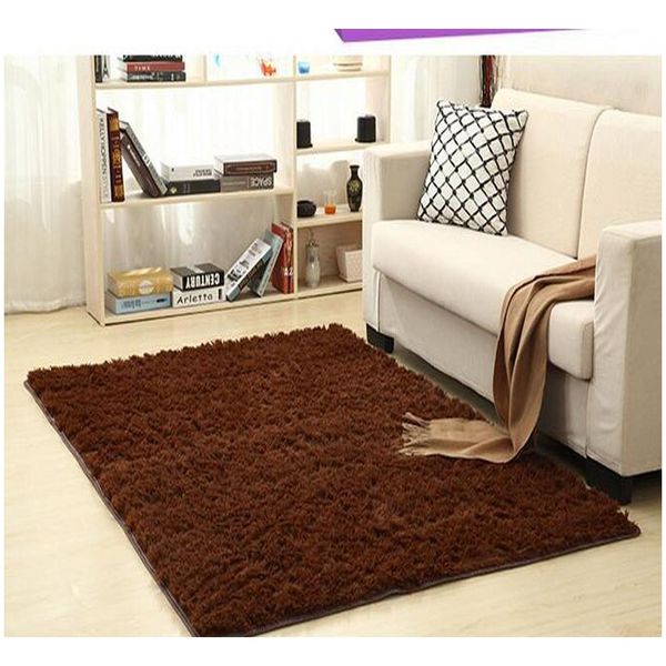 

non-slip carpet fluffy rugs anti-skid shaggy area rug dining room home bedroom carpet living room carpets floor yoga jlliul lucky2005