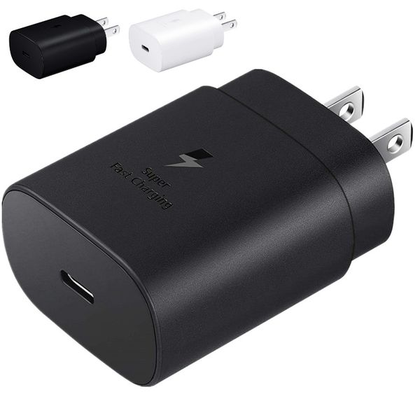 

25w quick charging type c usb c wall charger eu us plug adapter for note 10 s8 s9 s10 s20 htc mobile phone pc mp3