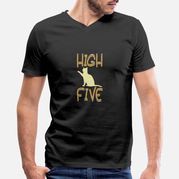 

high five cat gift birthday christmas cats t shirt street casual tracksuit hoodie sweatshirt