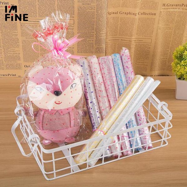 

10pcs 28*42cm gift bag packaging for toys doll packaging fruit flower gift bag transparent plastic birthday wedding party bags1