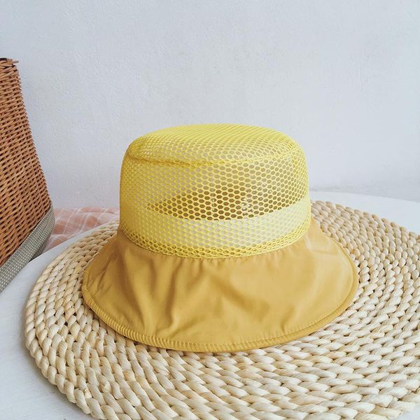 

cokk детские bucket hat летние шапки для детей девочки мальчики детские fisherman cap mesh дышащие вс hat зонт suncreen бич шляпы кпт jllewt, Blue;gray