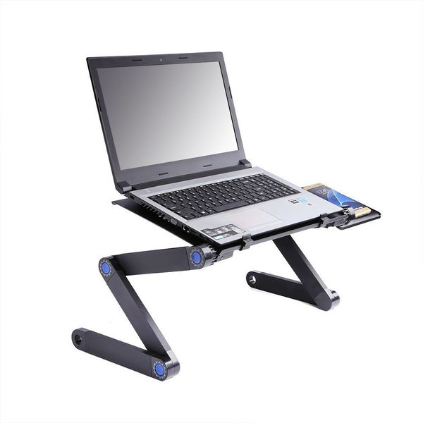 

aluminum alloy notebook stand on bed folding computer learning desk bracket