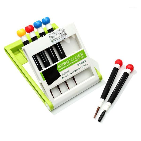 

6pcs/set screwdrivers precise disassembly tools kit multifunctional manual screwdriver for cell phone maintenance repair 2020ing1